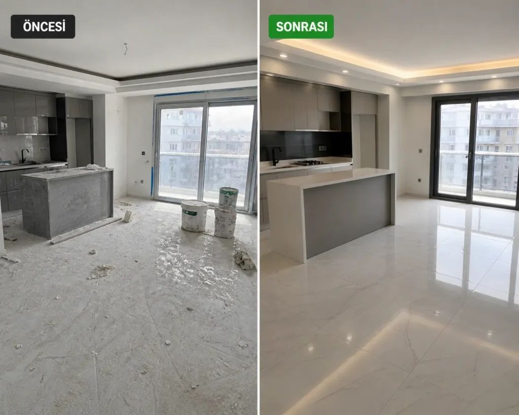 İnşaat sonrası temizlik